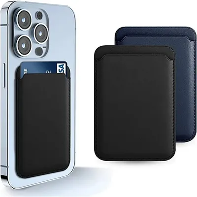 Leather Wallet Case For iPhone 15 Pro Max Magsafe Wallet Leather Bag For iPhone 14 13 12 Card Holder with MagSafe Magnet Case