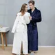 Women Ladies Luxury Long Bath Robe Dressing Gown Flannel Fleece Soft Bathrobe Men Coral Velvet Plush