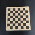 International Chess Board 28 * 28cm (11.02in) Foldable Leather Fleece Material Checker International