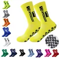 TAPEDESIGN New ANTI SLIP Football Socks Mid Calf Non Slip Soccer Cycling Sports Socks Mens 39-45