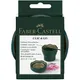 Faber-Castell Clic & Go Artist Water Cup - Dark Green Paint Brush Washer Folding Washing Bucket
