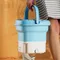 Portable Mini Washing Machine Foldable Underwear Socks Baby Clothes Washer with Dryer Bucket Travel