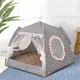 Breathable Cat Dog Litter Tent Kennel Foldable Universal Indoor Teepee Pet House Breathable Puppy