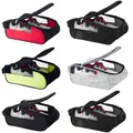 1Pcs Golf Shoes Bag Portable Zipped Sports Bag Shoe Case Breathable Golf Shoe Bag - Zippered Shoe