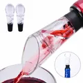 1PC Quick Decanter White Red Wine Bottle Drop Stop Top Stopper Dumping Funnel Aerator Pourer Premium
