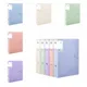 Multifunctional A4 File Organizer Box Dustproof Morandi Color Desktop Storage Box PP Plastic