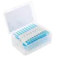 200Pcs/Box Dental Floss Interdental Brush Teeth Stick Toothpick Soft Silicone Double-ended Tooth