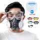 Half Face Mask Dust Safety Goggles 10 Filters Dual KN95 Filters Dust-proof Mask Respirator For