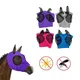 1pc Horse Flying Mask Anti-Fly Worms Breathable Stretchy Knitted Mesh Masks With Ears Horse Riding