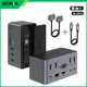 MOKiN Docking Station USB C Adapter with Dual HDMI SD/TF VGA RJ45 Thunderbolt 3 Audio SSD