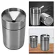 Car Ashtray Stainless Steel Ashtray Home Decoration Creative With Lid Windproof Smoke T obacco Ash
