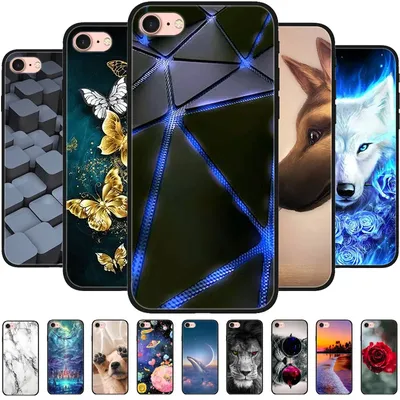 For iPhone 6S 6 Case Silicone Soft Back Phone Cover For iPhone 7 7Plus 6 6S Plus Silicon Cases For