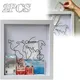 2PCS Adventure Archive Boxes Map Box Photo Frame Hanging Travelling Memorial Box Ticket Stamp Shadow