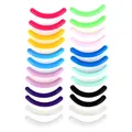 20Pcs Women's Fashion Refill Eyelash Curler Rubber Elastic Replacement Pad Silicone Gel Clip Pads