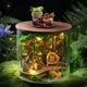 Dream Bottle Model Kit Mini Handmade 3D Puzzle Assembly DIY Doll House Toy Home Creative Room