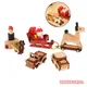 Handmade Wooden Train Car Carriage Toy Simulated Train Toy Model Non-remote Control Rail Car
