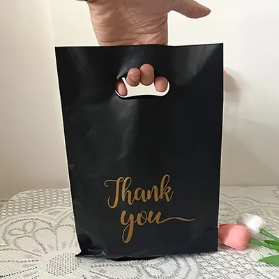 100pcs Thank You Gift Bags for Guests Gratitude Gift Bag Thank You Handback Gift Birthday Decoration