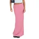 2023 New Women's Basic Half Length Tight Long Skirt Mid Waist Solid Color Beauty Midi Skirt