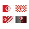 3x5 Ft repubblica ceca SK Slavia Praha Fotbal Flag for Decor