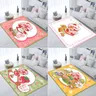 S-Strawberry-shortcakeS girl Floor Mat Floor Mat Rectangle Anti-slip Home Soft Badmat Front Door