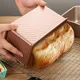 1Pc Loaf Pan with Lid Non-Stick Bread Pan Carbon Steel Rectangle Aluminized Steel Bread Cake Toast