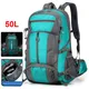 50L Nylon Backpack Camping Bag Outdoor Sport Hiking Trekking Climbing Travel Shoulder Reflective