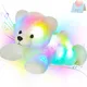37cm Stuffed Polar Bear Plush Doll Animals LED Plush Toy Music Night Lights Glow Pillow White Bear