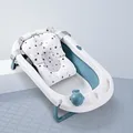 Baby Bath Seat Support Mat Foldable Baby Bath Tub Pad & Chair Newborn Bathtub Pillow Infant