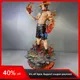 25cm One Piece Ace Figure 2.0 Fire Fist Portgas D Ace Action Figure PVC Anime Model Kids Toys Gifts