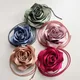 Flower Rose Choker Belt Personality Waist Chain Necklace Satin Body Chain for Dress Accessories