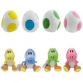 Yoshi Egg Super Mario Bros Plush Toys Blue Pink Green Yellow Egg Stuffed Doll Birthday Christmas