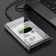 Transparent HDD Case SATA to USB 3.0 Hard Drive Case External 2.5'' HDD Enclosure Support UASP for