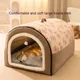 Big Dog Nest Winter Warm Dog House Removable and Washable Dog Bed Seasonal Large Dog House Type Pet