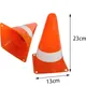 1/2 Pack 23cm Traffic Road Cone Construction Birthday Party Supplies Plastic Road Safety Warning
