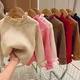 Children Baby Loose Sweater Knitted Autum Winter Baby Boy Girl Clothes Round Neck Kid Toddler Girl