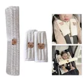 Universal 3pcs Stroller Belt Cushion Comfortable & Durable Pushchair Handlebar Protective Cover