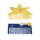 Sweet Style Hair Comb Cute-Star Shape Hair Brush Portable Hair Detangling Comb for Long Short Thick