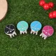 Golf Ball Marker Golf Hat Clip Magnetic Alloy Golf Ball Position Marker Removable Metal Hat Clip