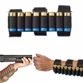 Tactical 8 Rounds Shells Reload Carrier Holder Rifle Buttstock Ammo Bag 12/20 Gauge Pouch Sleeve Mag