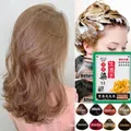 1Pc Natural Ginger Extracts Instant Hair Dye Mild Formula Hair Color Cream Cover Permanent Hair