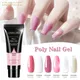 Limegirl Nail Extension Poly Nail Gel Set With Nail Tips Dual Form Qiuck Dry Poly Nail Gel Soak Off