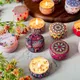 7cm scented candles with flowers tin can fragrance handmade scented candle natural soy wax home