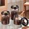 Coffee Beans Glass Jar Household Vacuum Sealed Tank Food Storage Organizer Household Kitchen