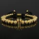 Simple Crown Royal Charm Men & Women Bracelets Bangles Handmade Copper Charm Beads Braiding Crown