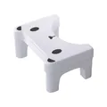 Small White Step Stool Adults Children Elderly Toilet Step Footstool Modern Plastic Taburete Blanco
