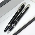 Luxury MB Star-Walk Black Resin Crystal Top Rollerball Pen Ballpoint Pen Office School Writing