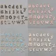 26pcs/set Lower Case Letter A~Z Alphabet Enamel Charms Flat Disc One-Sided Alloy Charms for Jewelry