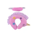 Doll Travel Mini U-shaped Pillow+Sleep Push Eye Mask For 18 Inch American&43 CM Reborn Baby New Born