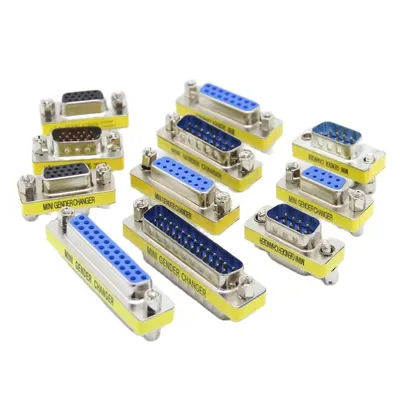 D-SUB DB9 DB15 DB25 Male Female Conversion Connector Adapter For LPT 25 Pin COM 9 Pin VGA 15Pin Mini