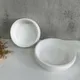 Large Storage Tray Bowl Silicone Mold DIY Epoxy Resin Gypsum Cement Candle Cup Mould Fish Tank